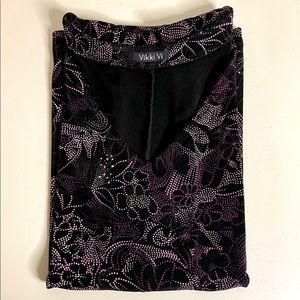 Vikki Vi Blouse Sleeveless Floral Women’s 2XL